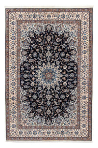 Tapis persan - Nain - Royal - 302 x 203 cm - noir