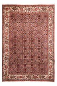 Tapis persan - Bidjar - 297 x 202 cm - rouge clair