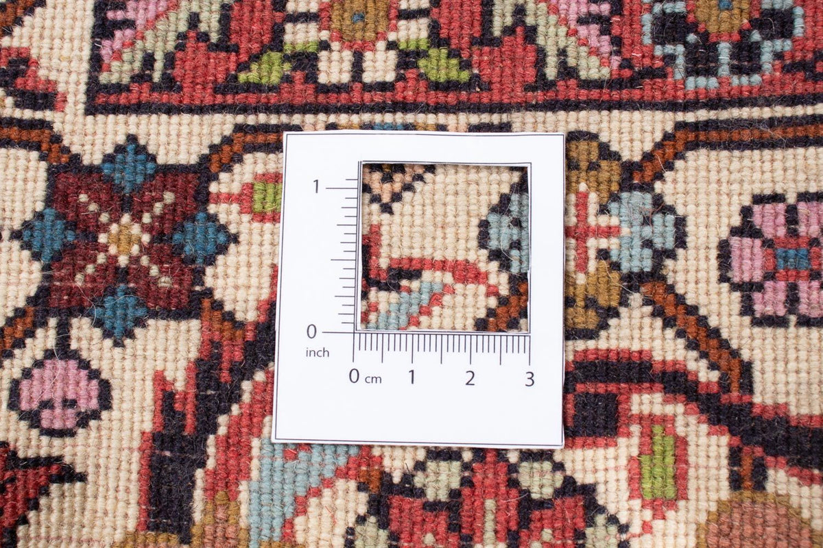 Tapis persan - Bidjar - 297 x 202 cm - rouge clair