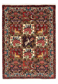 Tapis persan - Nomadic - 154 x 106 cm - rouge foncé