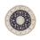 Tapis persan - Nain ronde  - 243 x 243 cm - bleu foncé