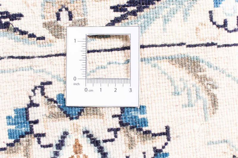 Tapis persan - Nain ronde  - 243 x 243 cm - bleu foncé