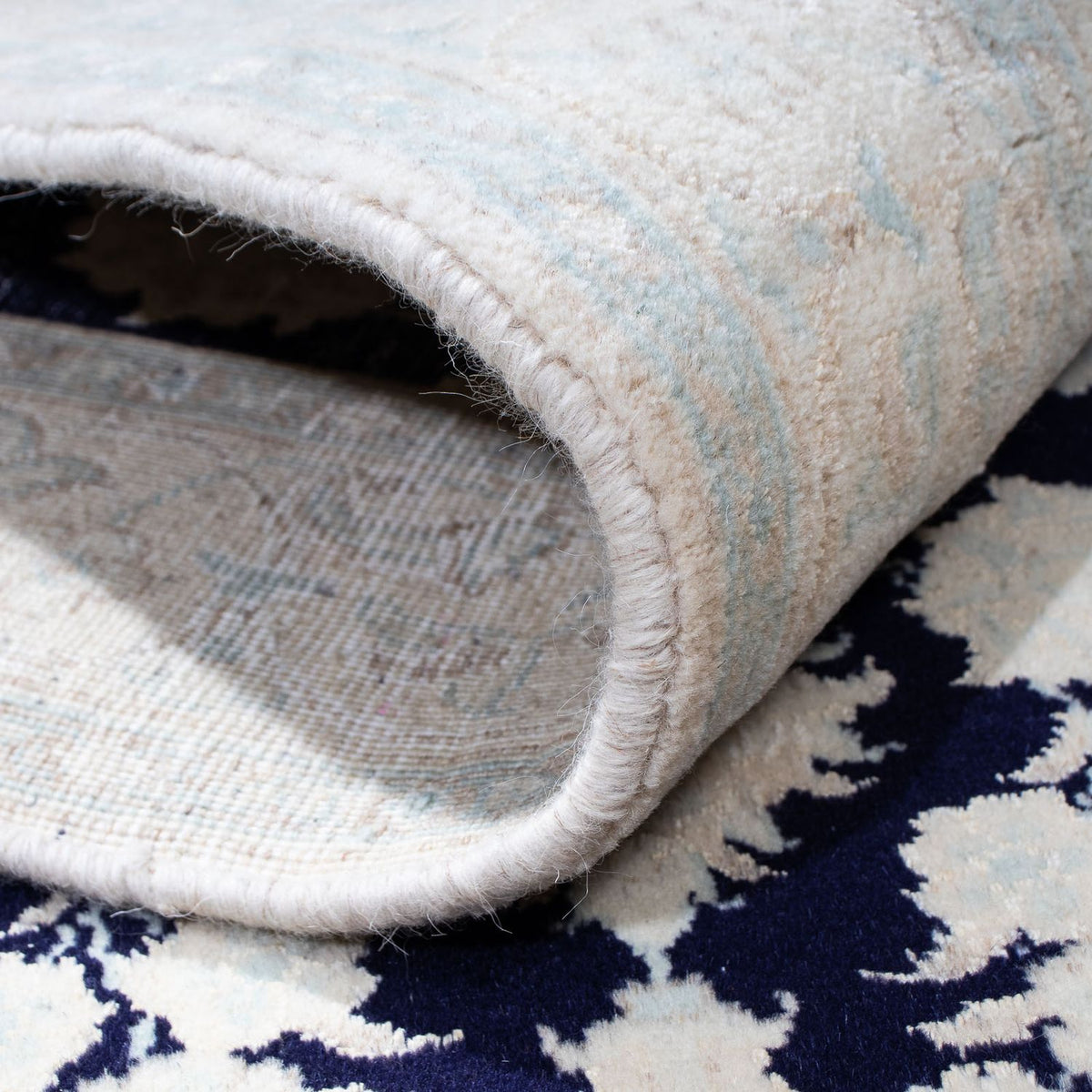 Tapis persan - Nain - Royal - 198 x 123 cm - beige