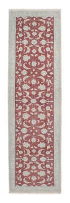 Tapis de couloir Tapis persan - Nain - 297 x 77 cm - rouge foncé