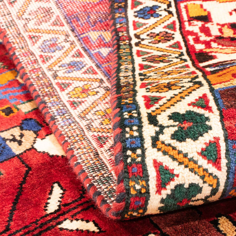 Tapis persan - Nomadic - 150 x 104 cm - rouge foncé