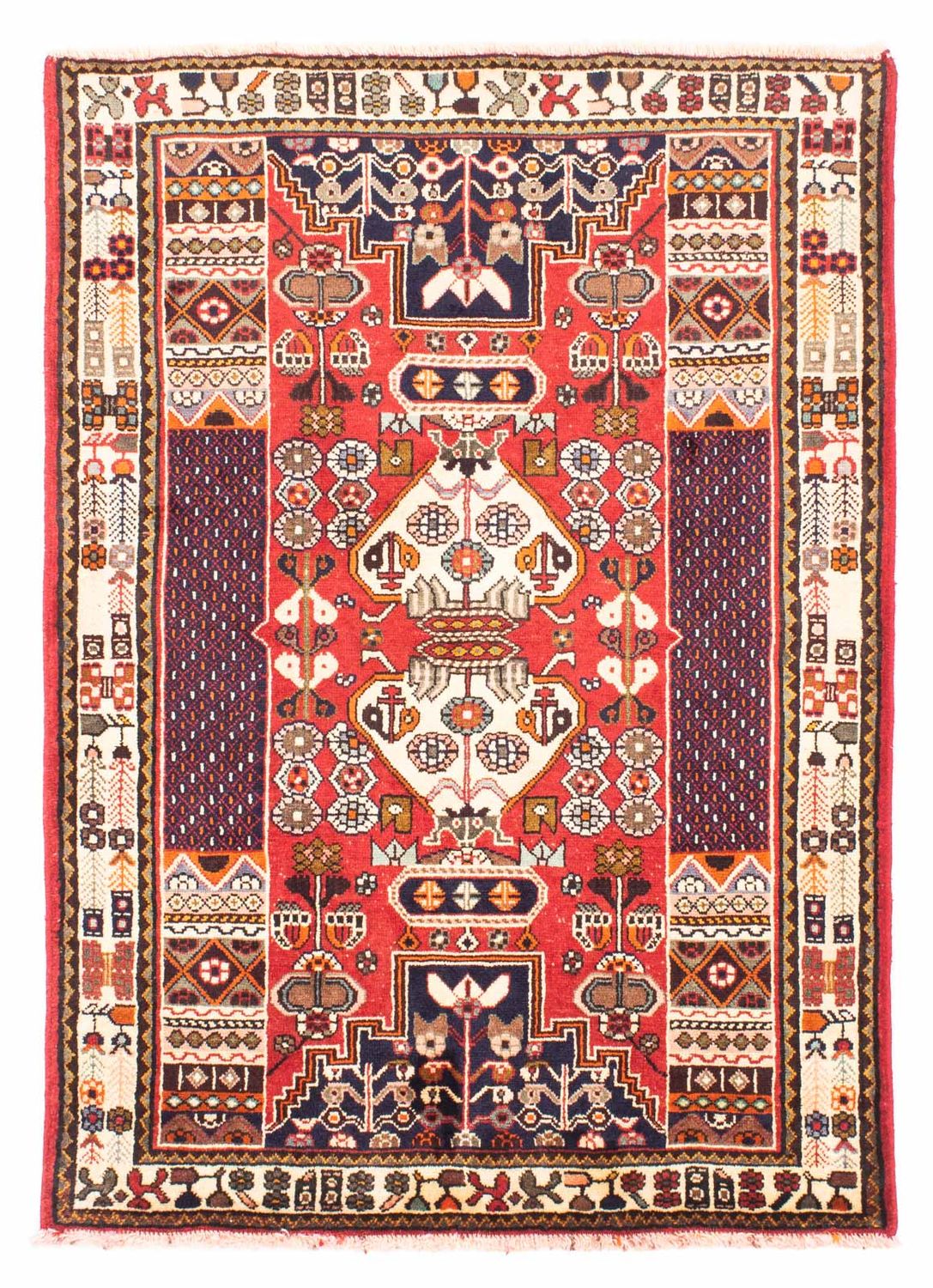 Tapis persan - Nomadic - 168 x 113 cm - rouge