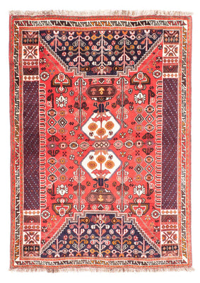 Tapis persan - Nomadic - 158 x 118 cm - rouge clair
