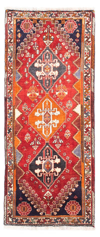 Tapis de couloir Tapis persan - Nomadic - 180 x 80 cm - rouge foncé