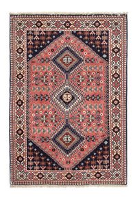Tapis persan - Nomadic - 142 x 100 cm - bleu foncé