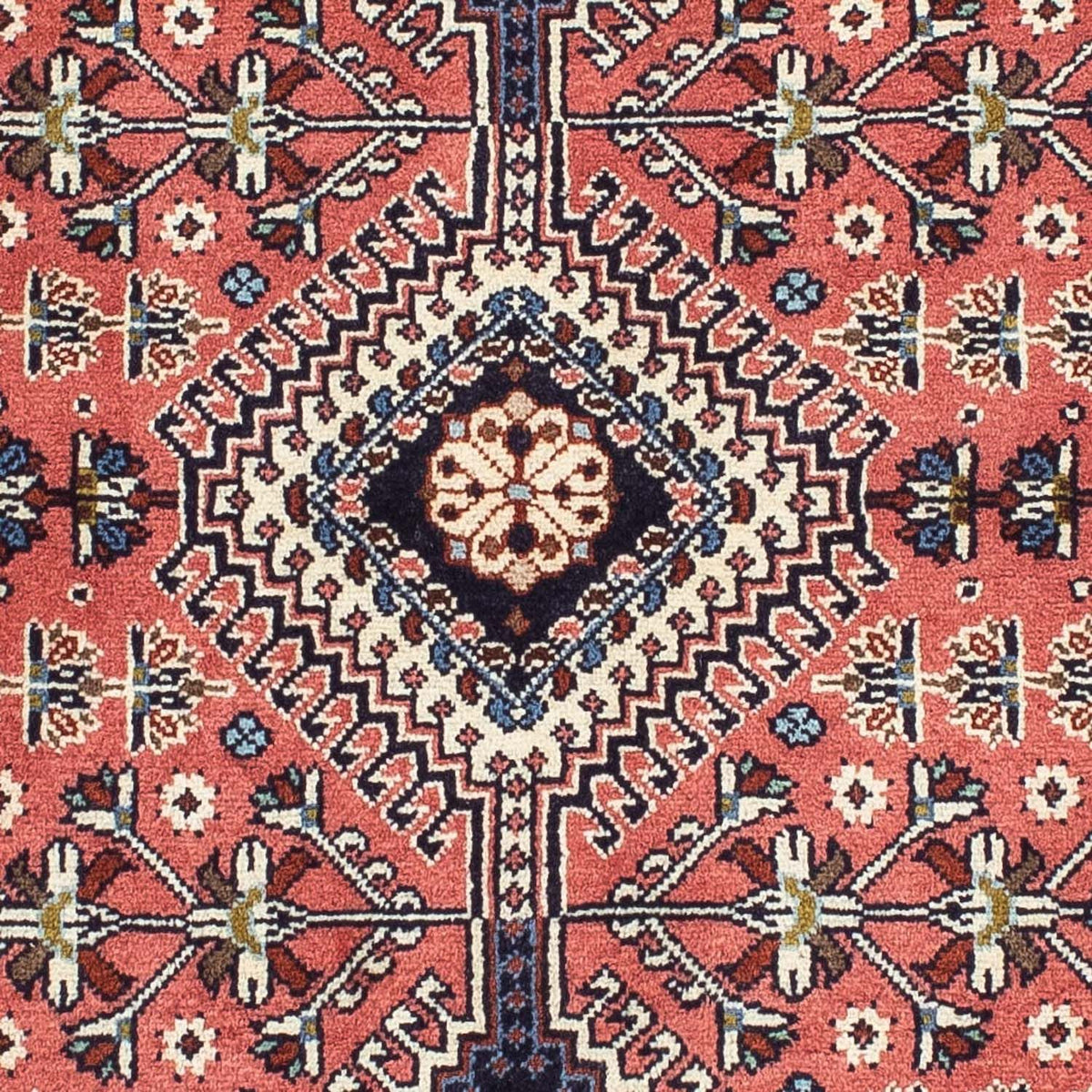 Tapis persan - Nomadic - 142 x 100 cm - bleu foncé