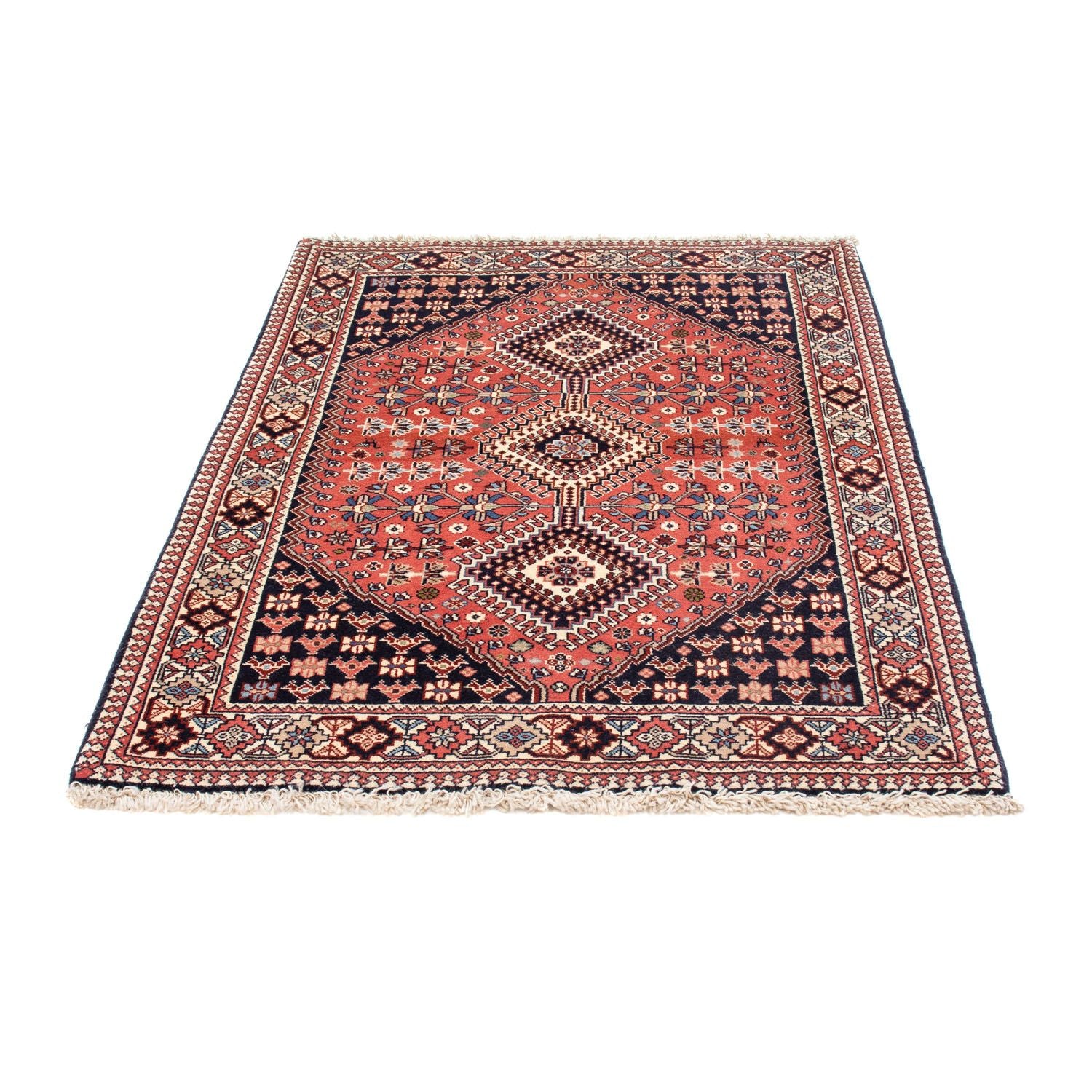 Tapis persan - Nomadic - 144 x 102 cm - bleu foncé