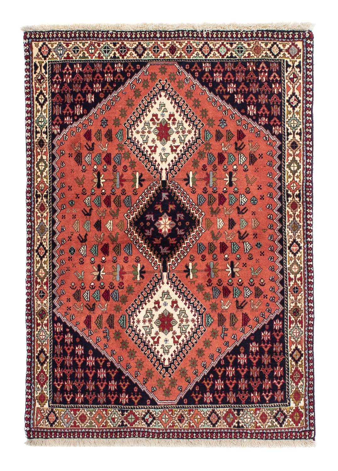 Tapis persan - Nomadic - 146 x 103 cm - bleu foncé