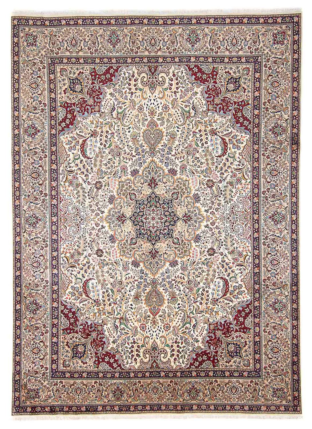 Tapis persan - Tabriz - Royal - 392 x 303 cm - beige