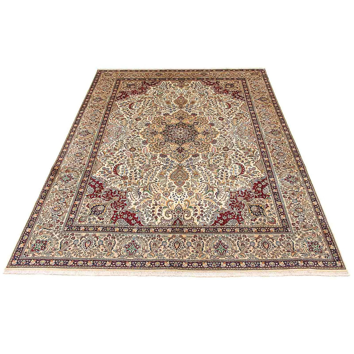 Tapis persan - Tabriz - Royal - 392 x 303 cm - beige