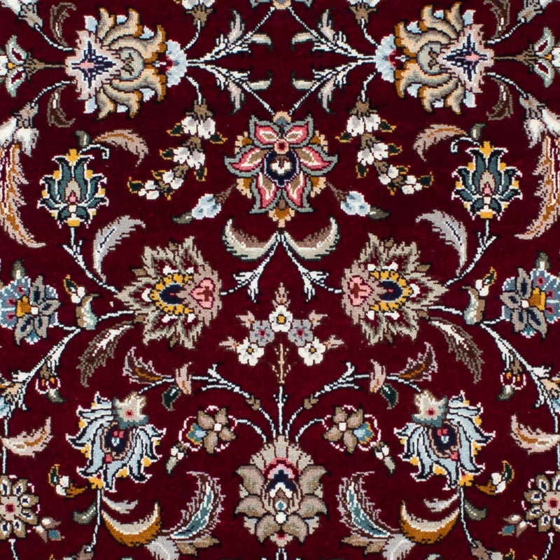 Tapis de couloir Tapis persan - Tabriz - Royal - 205 x 88 cm - rouge foncé