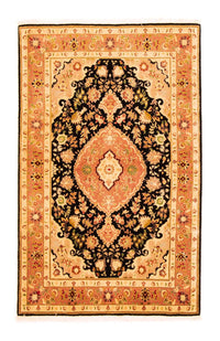 Tapis persan - Tabriz - Royal - 160 x 100 cm - noir