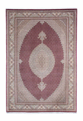 Tapis persan - Tabriz - 303 x 204 cm - rouge foncé