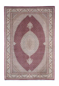 Tapis persan - Tabriz - 303 x 204 cm - rouge foncé