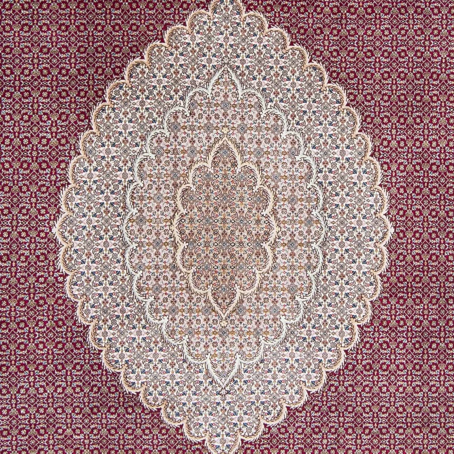 Tapis persan - Tabriz - 303 x 204 cm - rouge foncé