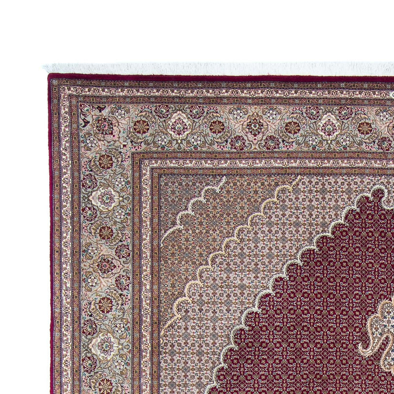 Tapis persan - Tabriz - 303 x 204 cm - rouge foncé