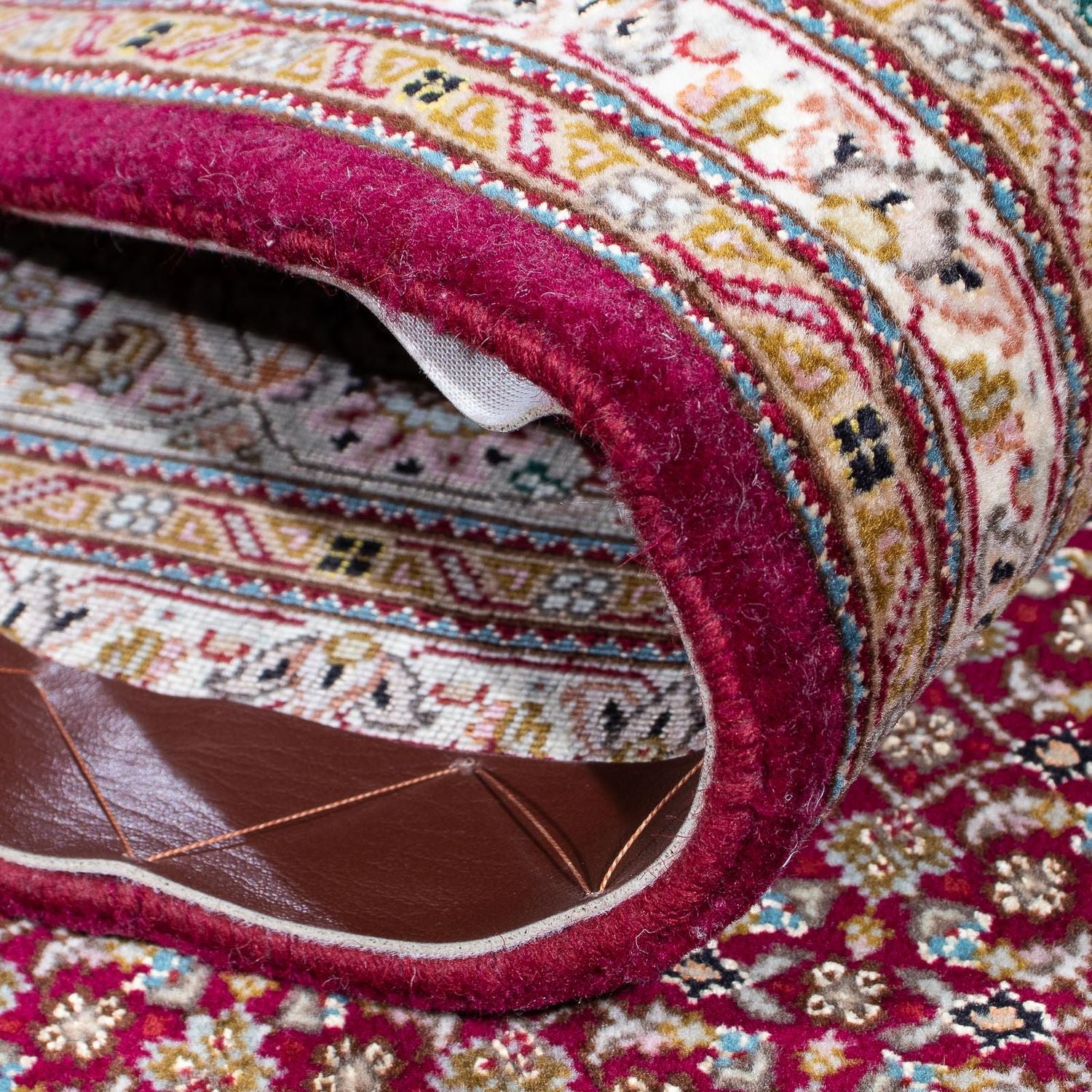 Tapis persan - Tabriz - 303 x 204 cm - rouge foncé
