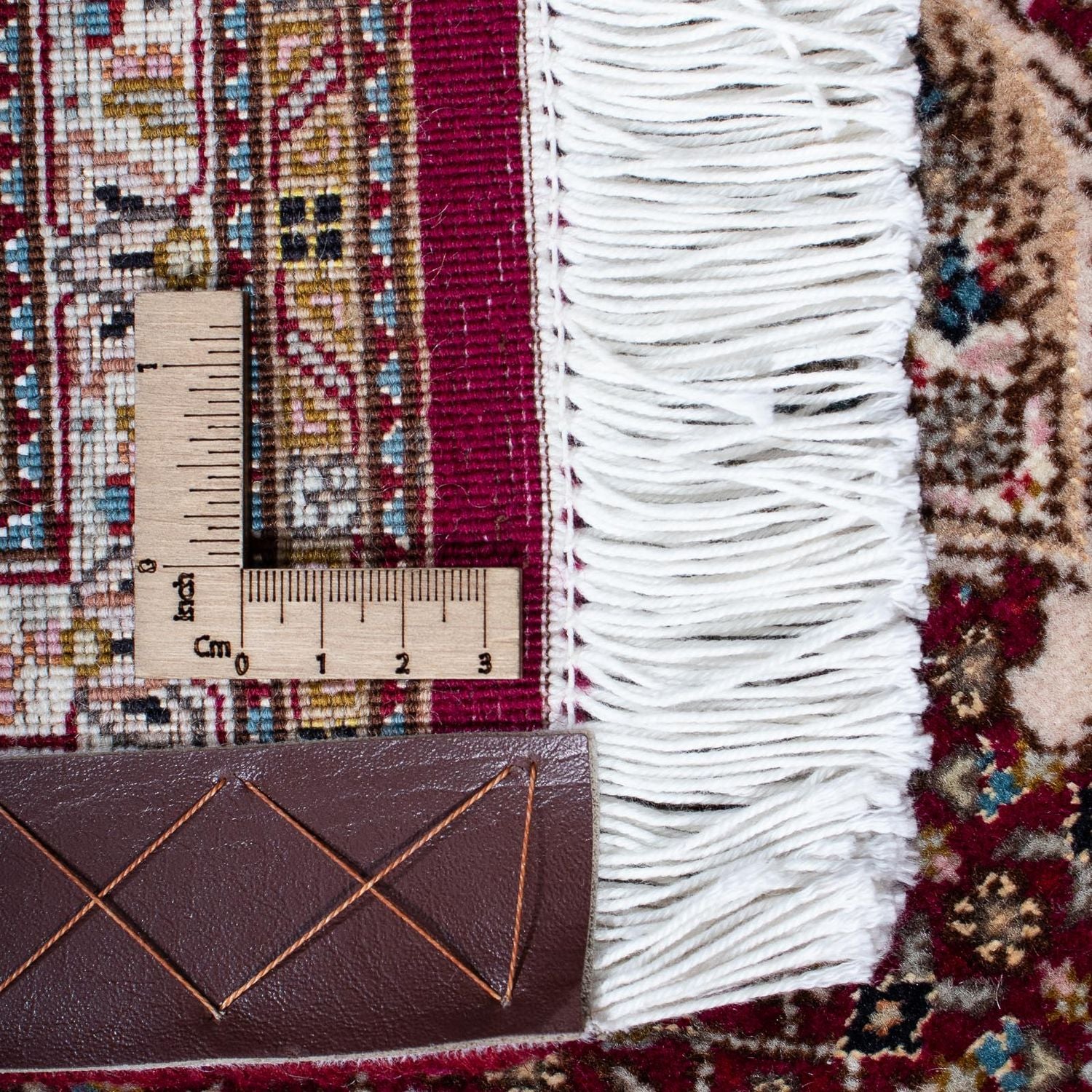 Tapis persan - Tabriz - 303 x 204 cm - rouge foncé