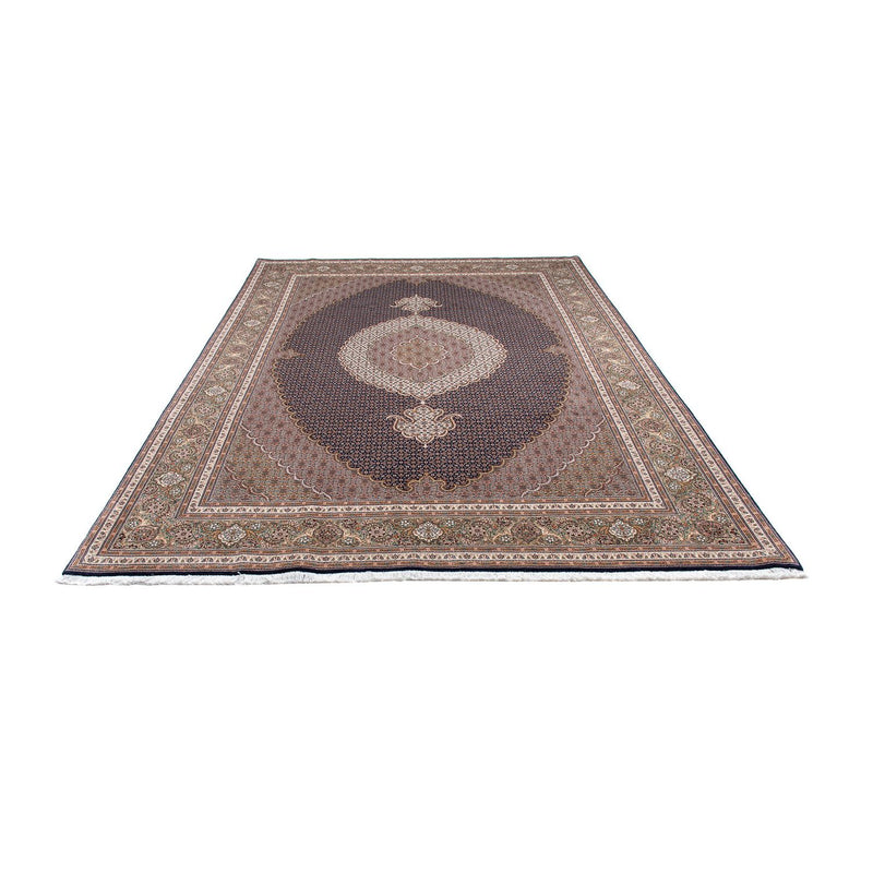 Tapis persan - Tabriz - 295 x 203 cm - bleu foncé