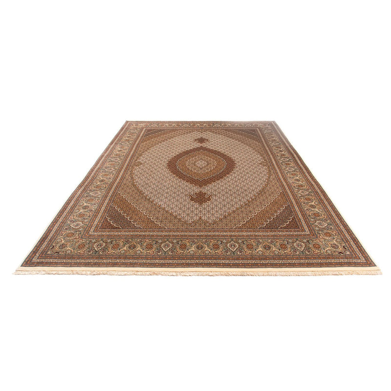 Tapis persan - Tabriz - 363 x 250 cm - marron clair