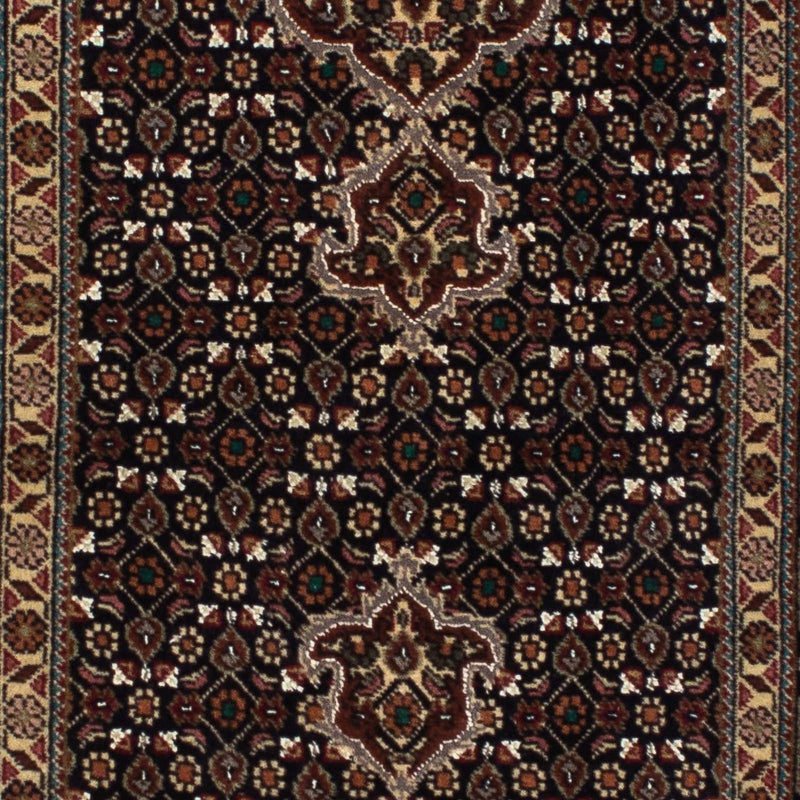 Tapis de couloir Tapis persan - Tabriz - 201 x 77 cm - bleu foncé