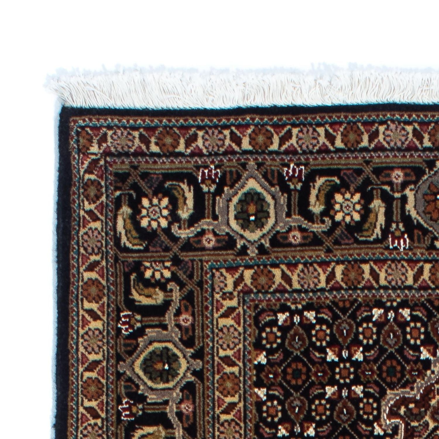 Tapis de couloir Tapis persan - Tabriz - 201 x 77 cm - bleu foncé
