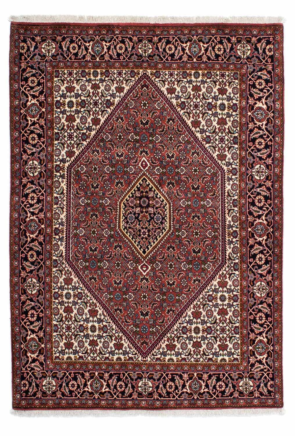 Tapis persan - Bidjar - 202 x 140 cm - rouge