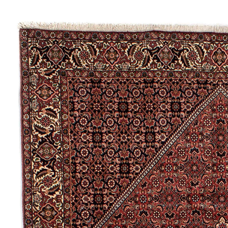 Tapis persan - Bidjar - 302 x 198 cm - rouge foncé
