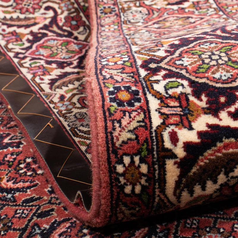 Tapis persan - Bidjar - 302 x 198 cm - rouge foncé