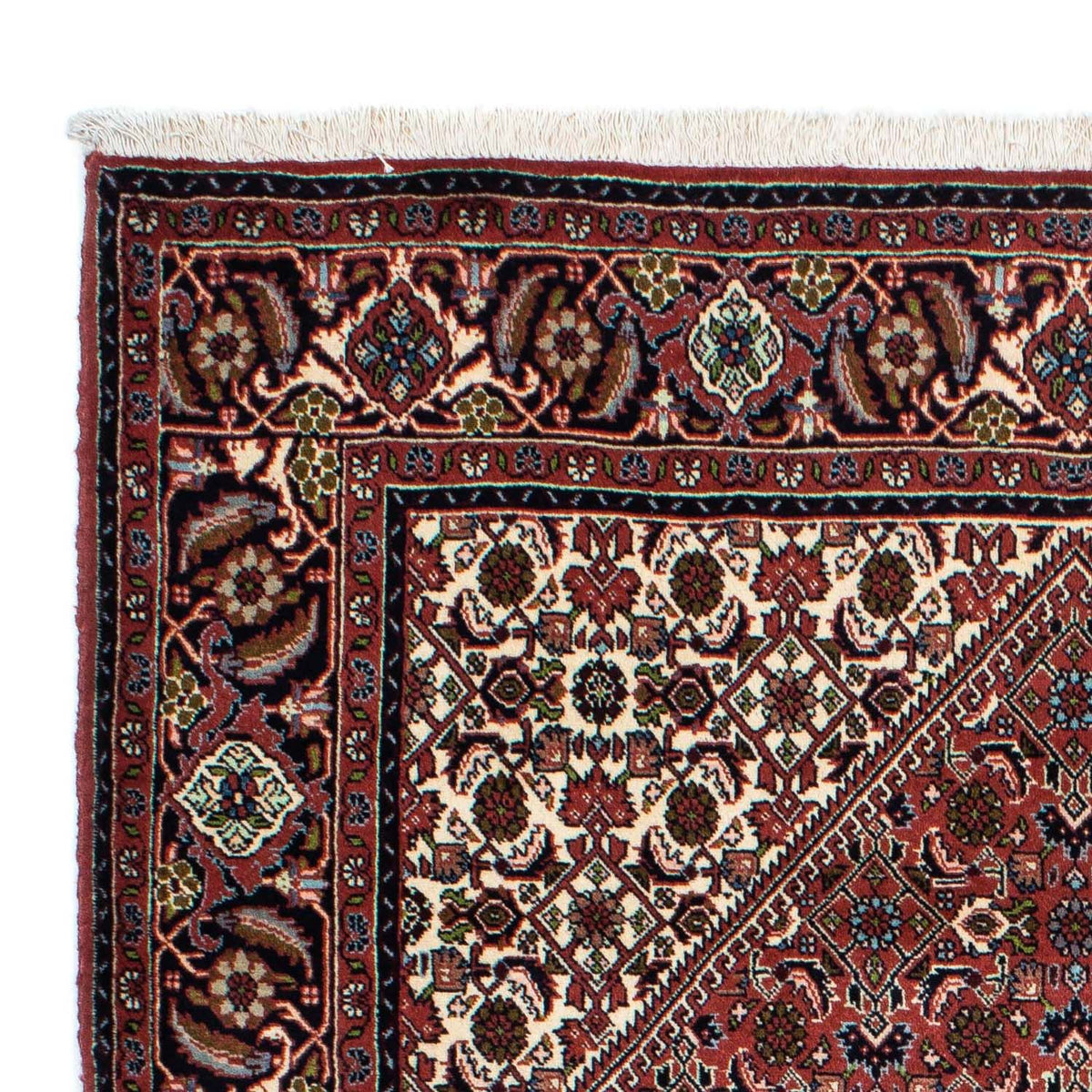 Tapis persan - Bidjar - 212 x 144 cm - rouge