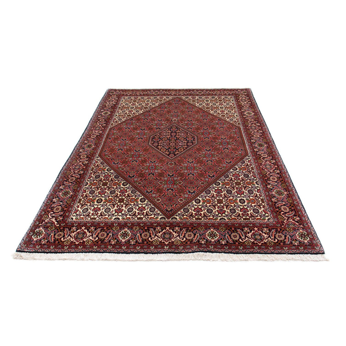 Tapis persan - Bidjar - 218 x 142 cm - rouge