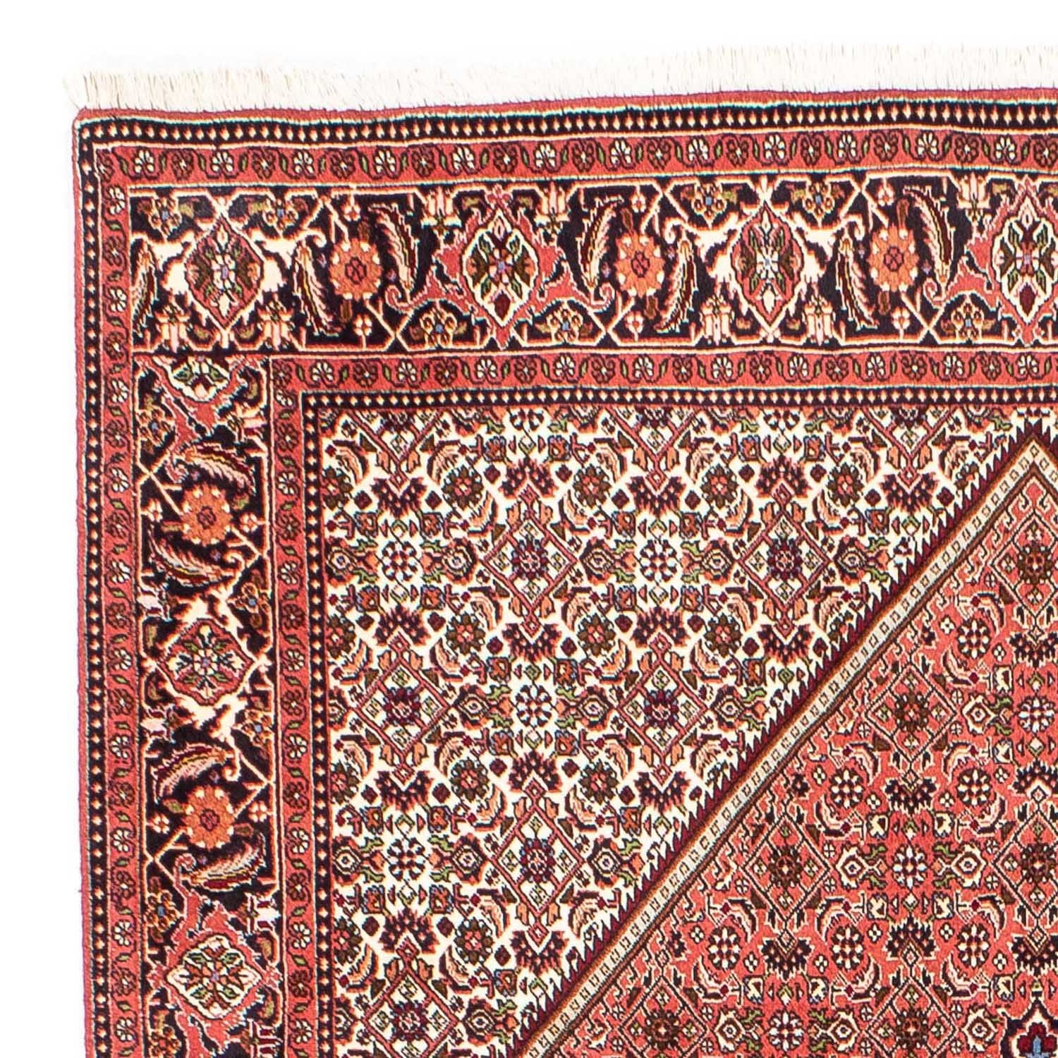 Tapis persan - Bidjar - 243 x 174 cm - rouge clair