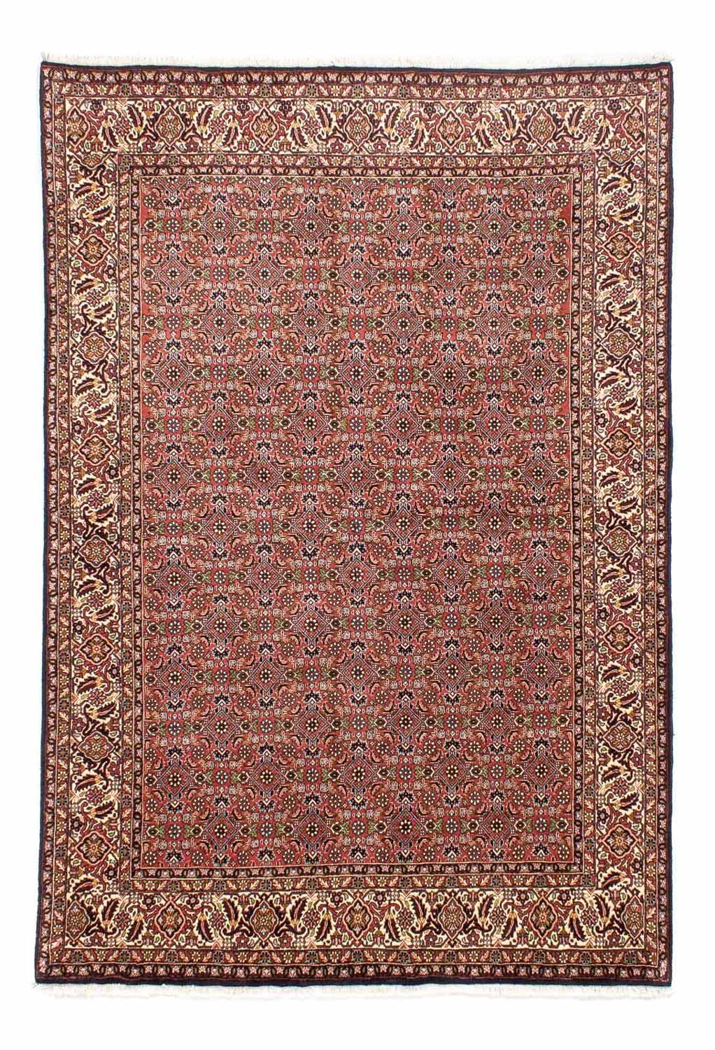 Tapis persan - Bidjar - 251 x 172 cm - rouge clair
