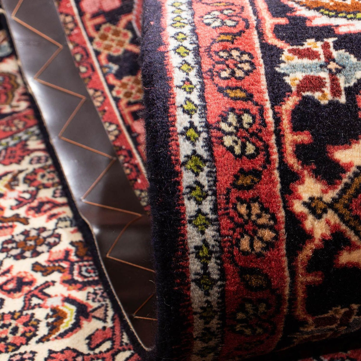 Tapis persan - Bidjar - 240 x 170 cm - rouge clair