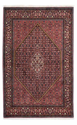 Tapis persan - Bidjar - 215 x 137 cm - rouge