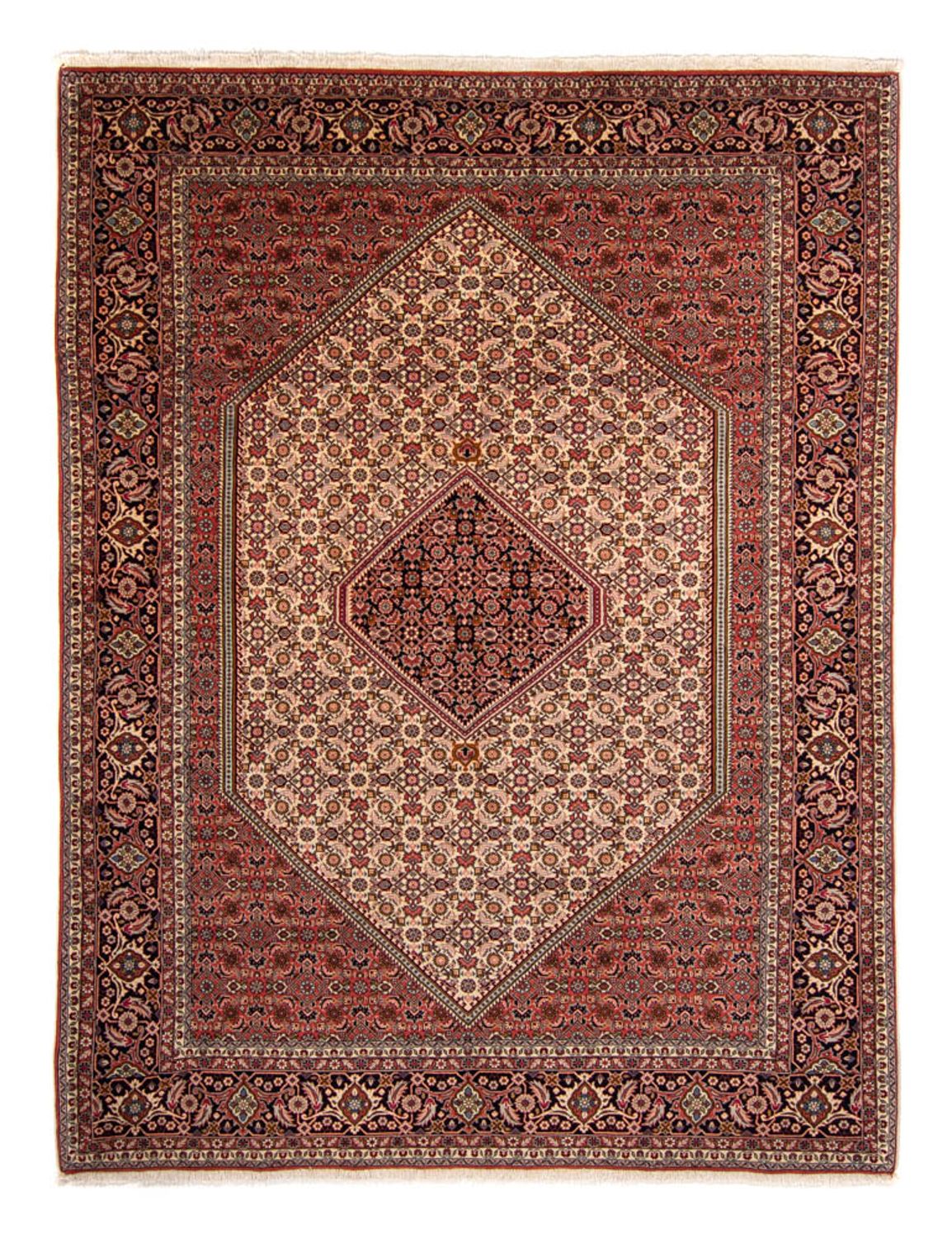Tapis persan - Bidjar - 330 x 247 cm - rouge clair