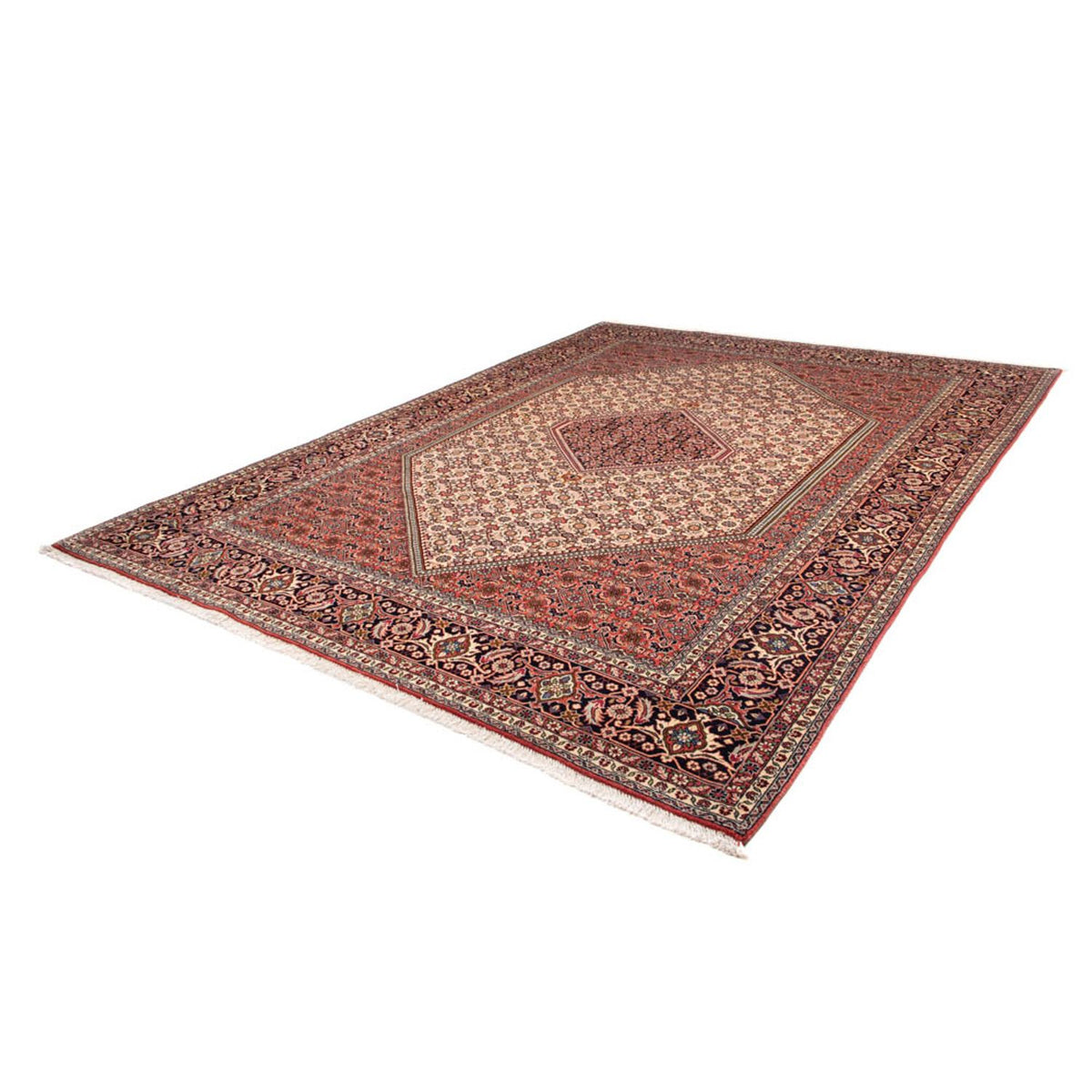 Tapis persan - Bidjar - 330 x 247 cm - rouge clair
