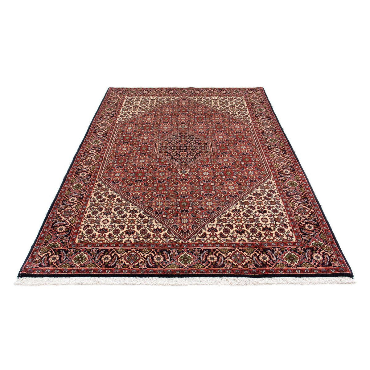 Tapis persan - Bidjar - 228 x 139 cm - rouge