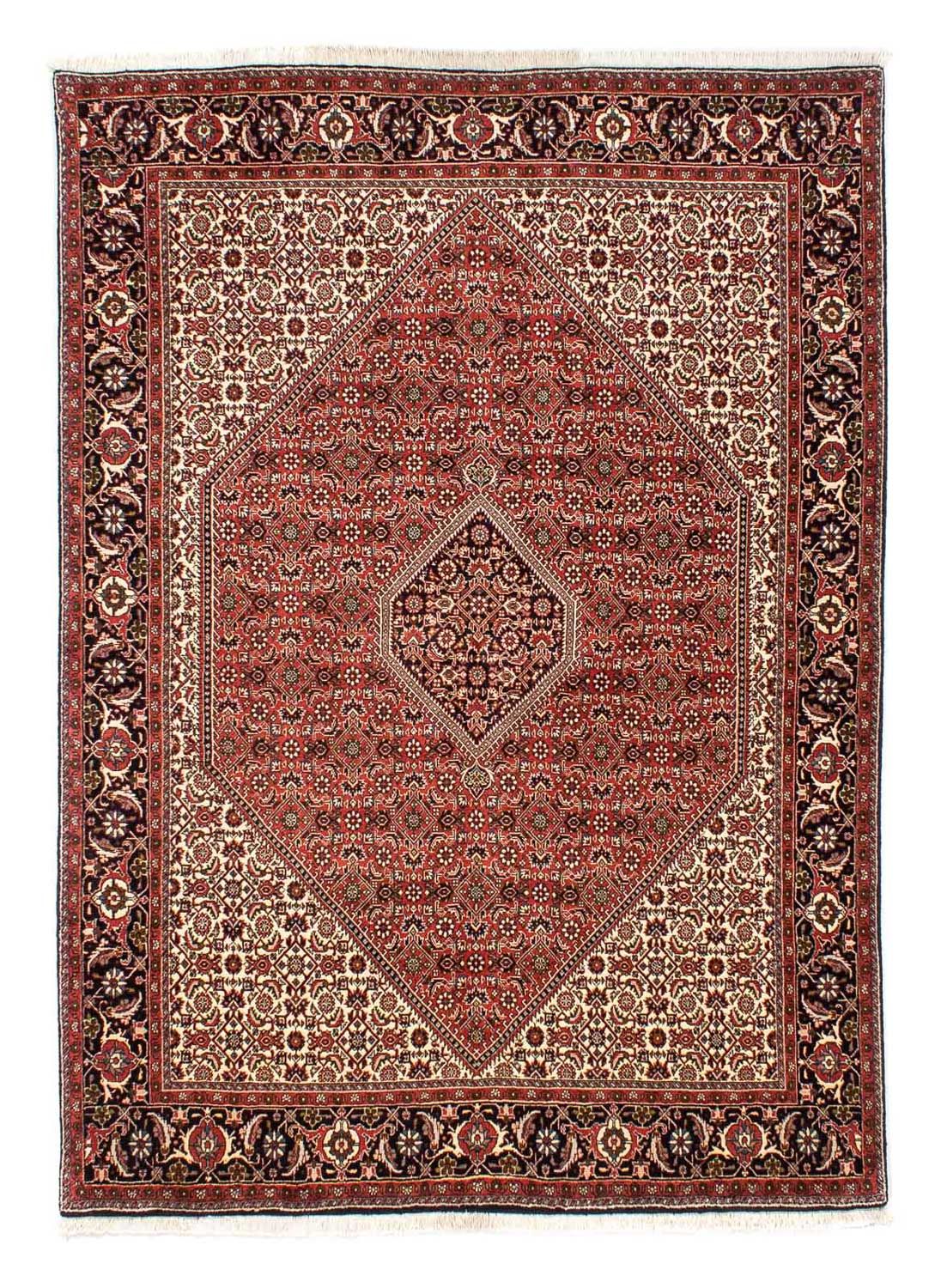 Tapis persan - Bidjar - 242 x 173 cm - rouge clair