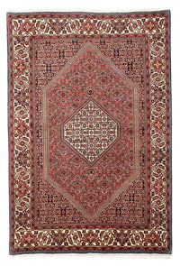 Tapis persan - Bidjar - 255 x 170 cm - rouge clair