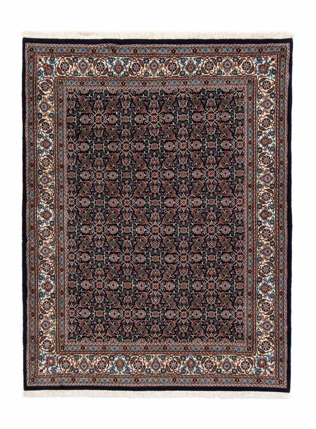 Tapis persan - Classique - 194 x 149 cm - bleu foncé