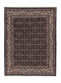 Tapis persan - Classique - 194 x 149 cm - bleu foncé