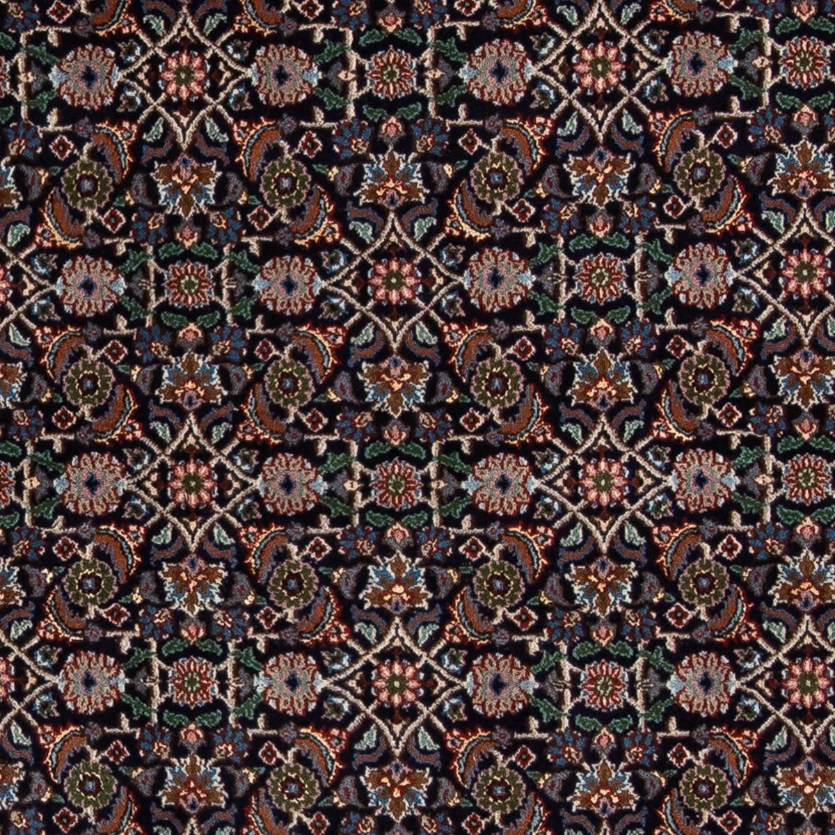 Tapis persan - Classique - 194 x 149 cm - bleu foncé