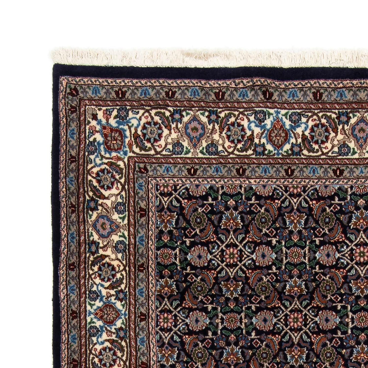 Tapis persan - Classique - 194 x 149 cm - bleu foncé