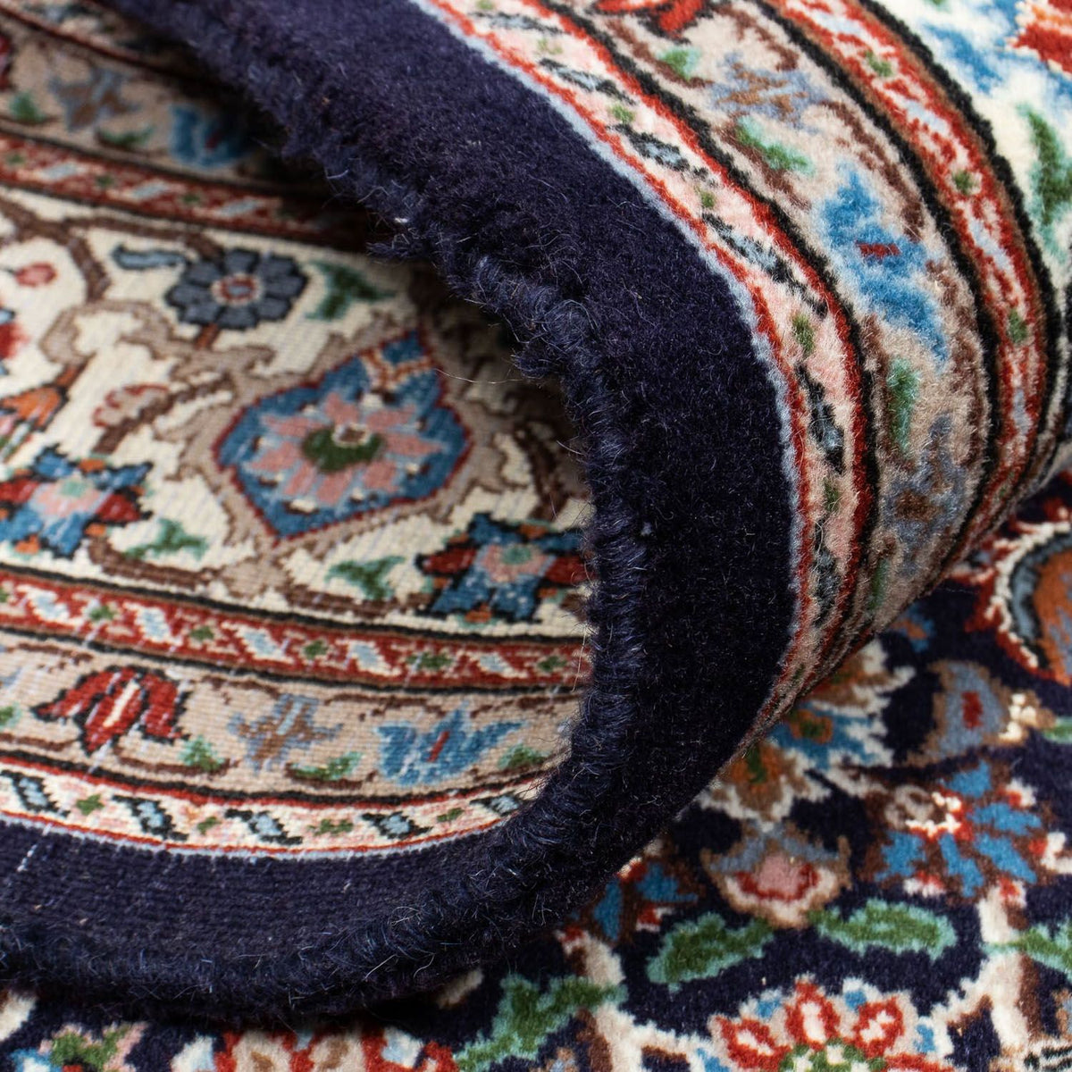 Tapis persan - Classique - 194 x 149 cm - bleu foncé