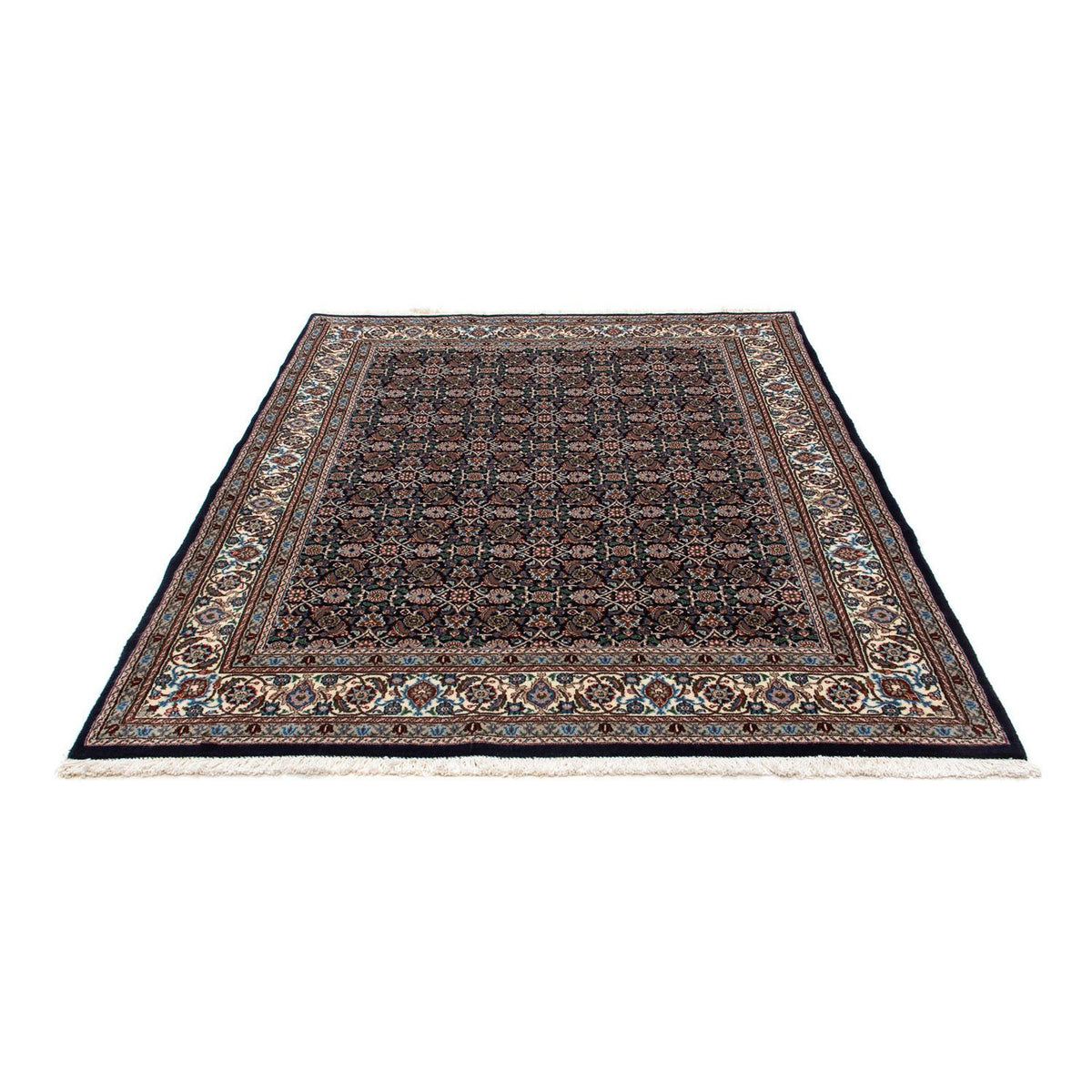 Tapis persan - Classique - 194 x 149 cm - bleu foncé